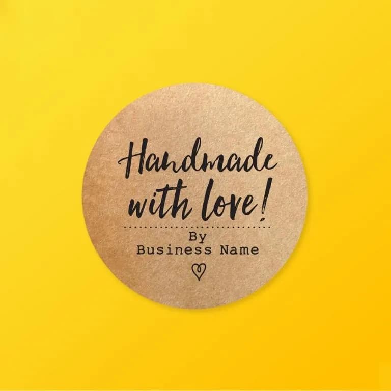 Custom Kraft Stickers - Image 2
