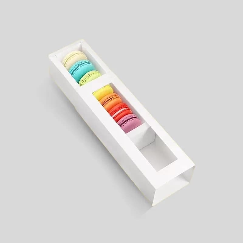 White Macaron Boxes - Image 1