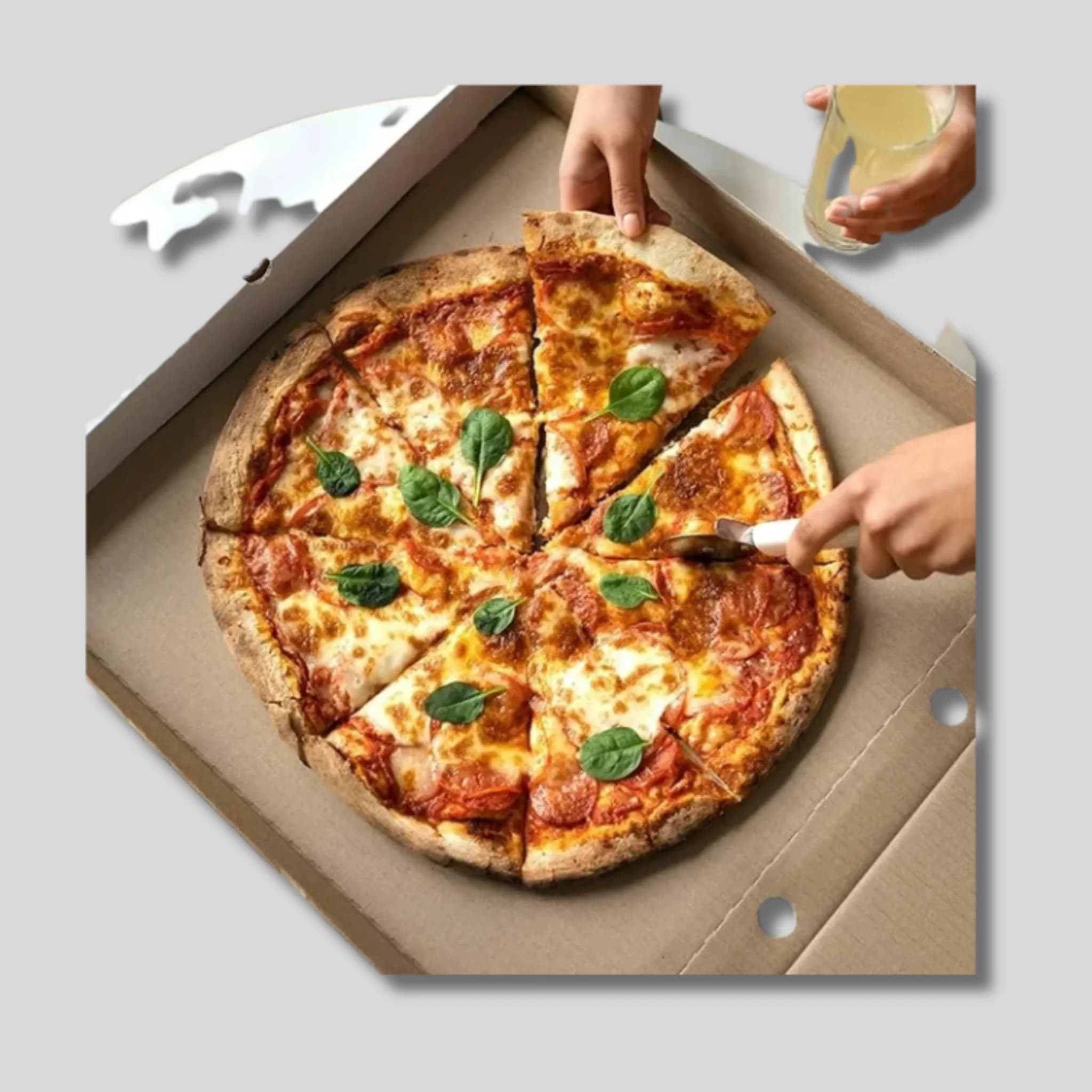 White Pizza Boxes - Image 4