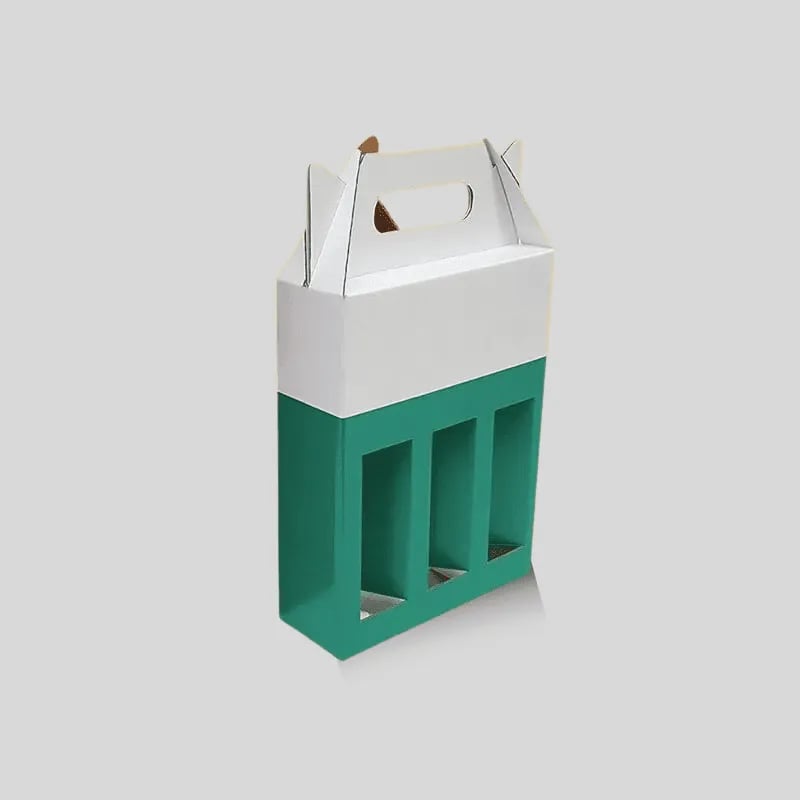 Custom Beverage Boxes with Handle - Image 1