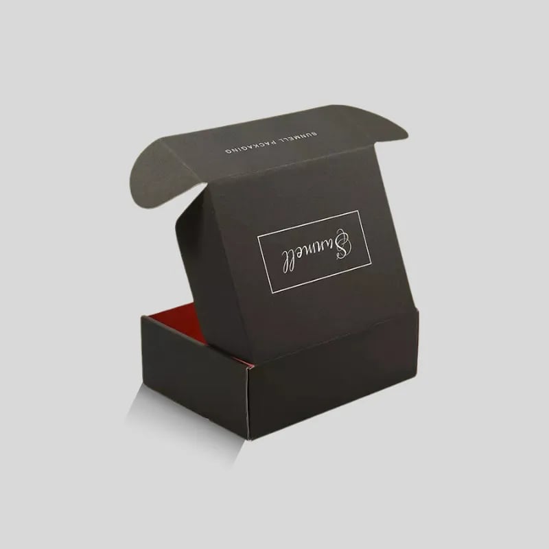 Custom Black Mailer Boxes - Image 1