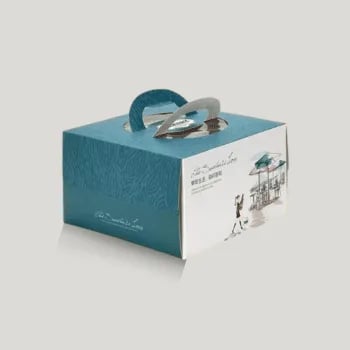 Custom Cake Boxes with Handle - Image 1