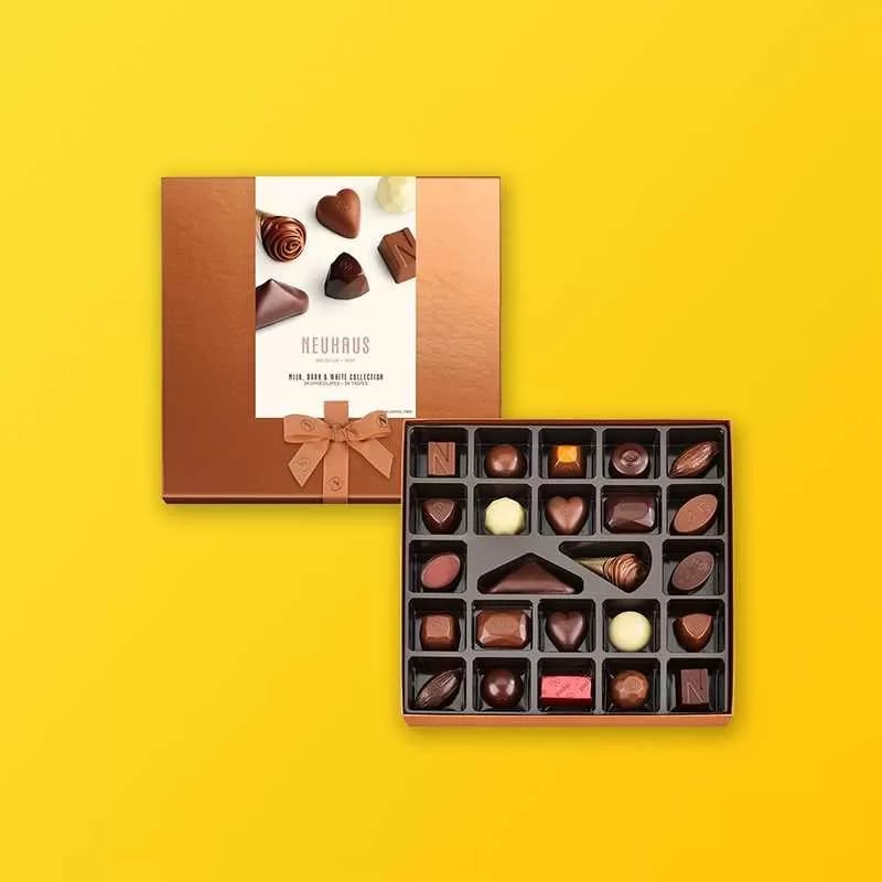 Custom Copper Medium Gift Boxes With Ribbon - Image 1
