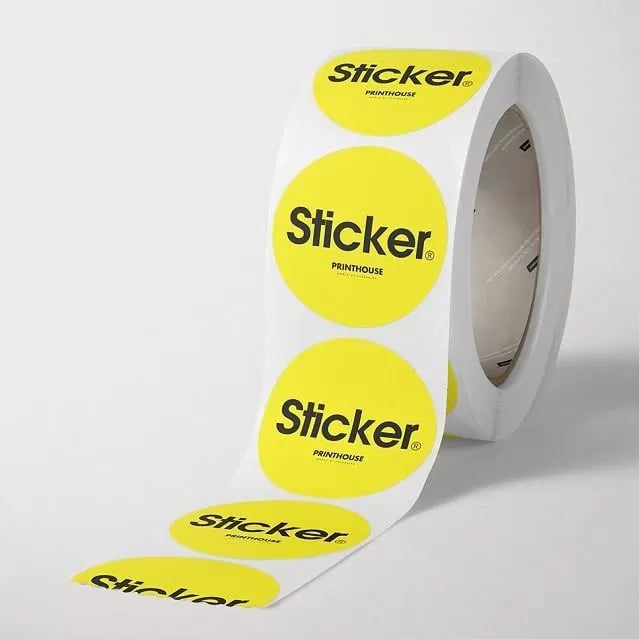 Custom Design Color Paper Sticker - Image 1