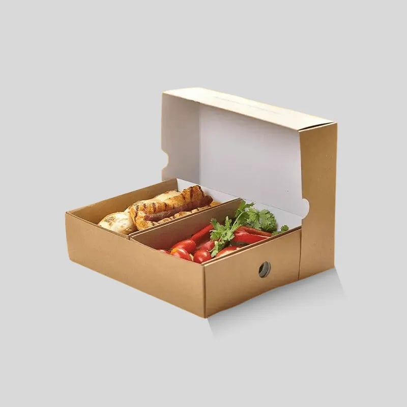 Custom Design Kraft Food Boxes - Image 1