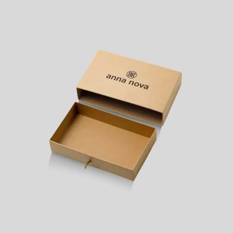 Custom Ecofriendly Kraft Drawer Boxes - Image 1