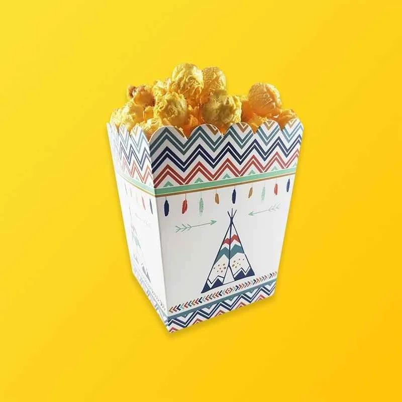 Custom Gold Foil Printed Popcorn Boxes - Image 1