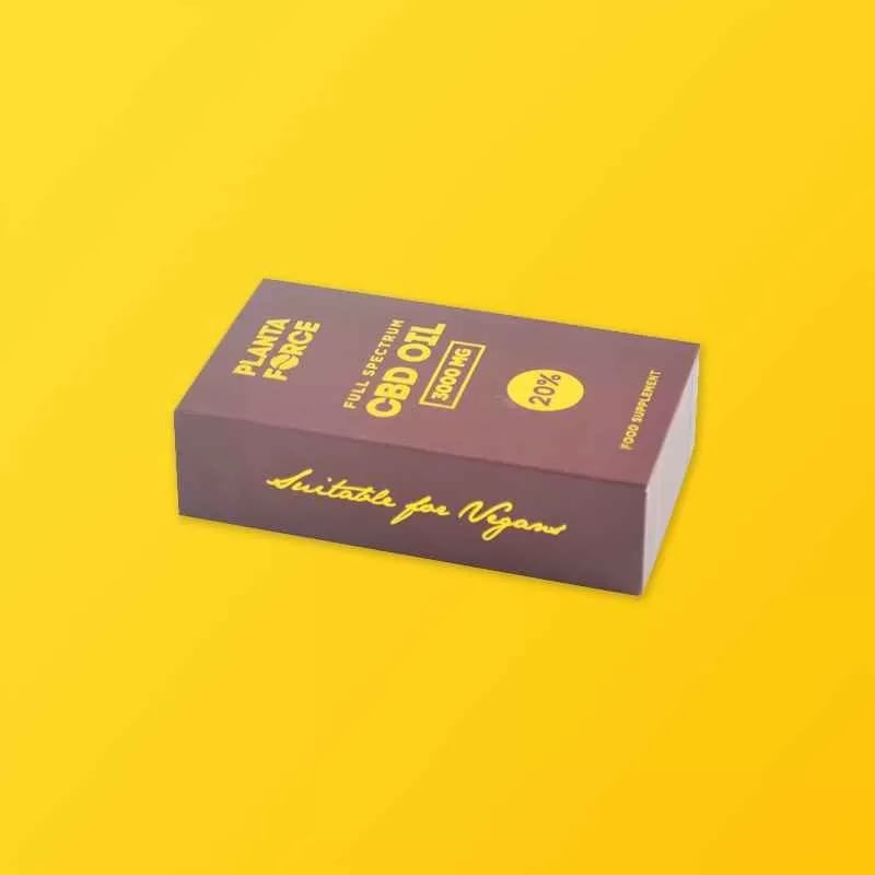 Custom Gold Foiled CBD Boxes - Image 1