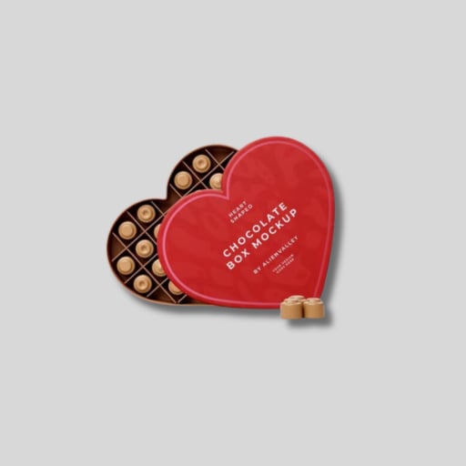 Custom Heart-Shaped Chocolate Boxes - Image 1