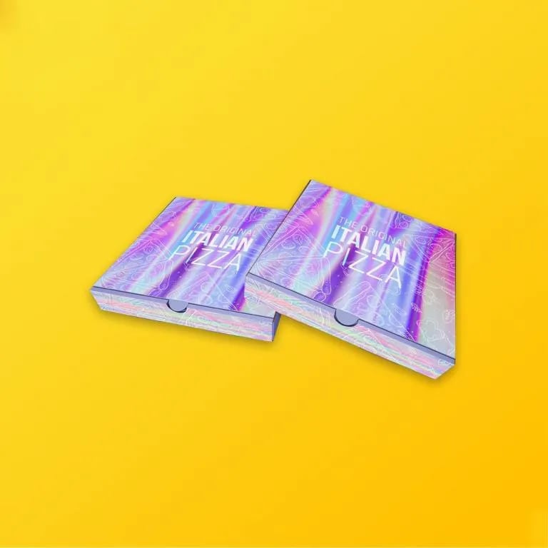 Custom Holographic Pizza Boxes - Image 1