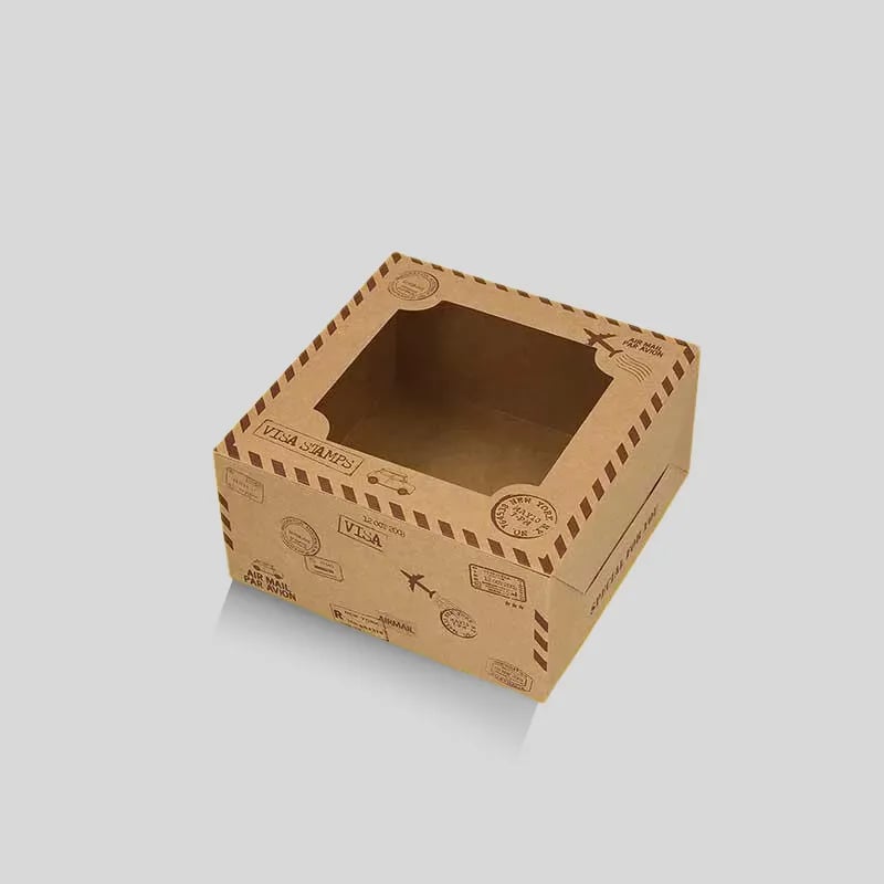 Custom Kraft Cake Boxes - Image 1