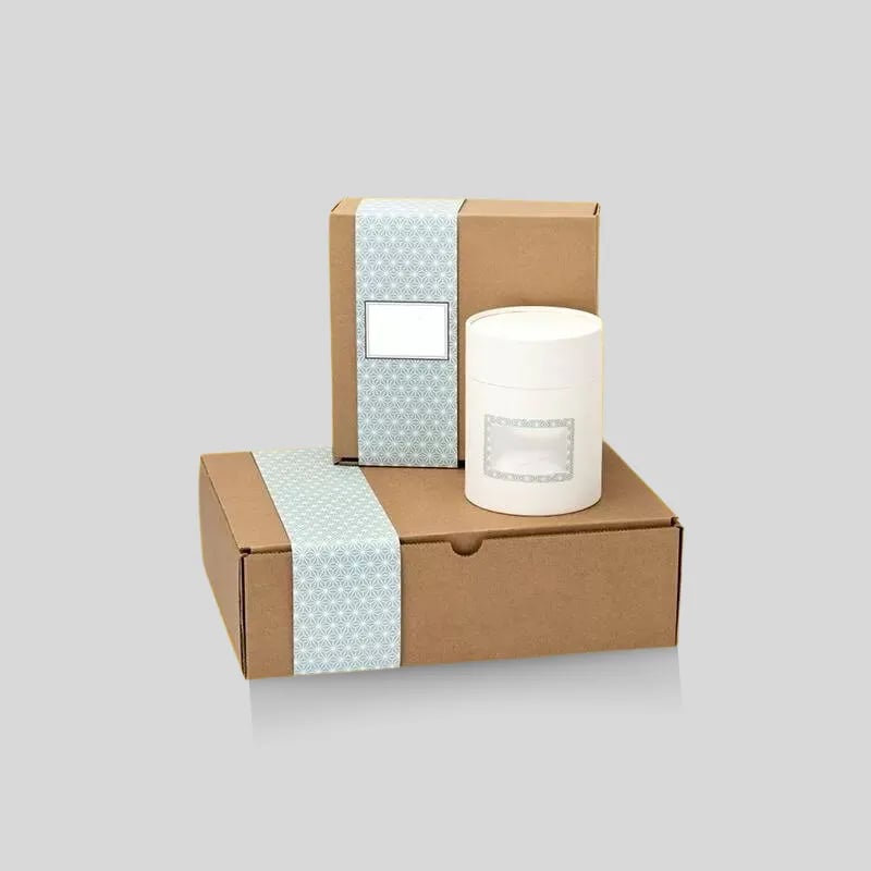Custom Kraft Candle Boxes - Image 1
