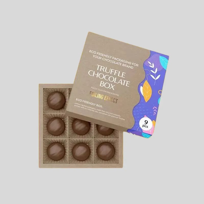 Custom Kraft Chocolate Boxes - Image 1