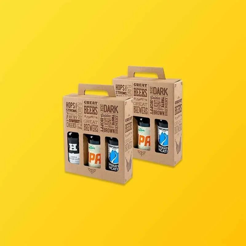 Custom Kraft Handle Boxes - Image 1