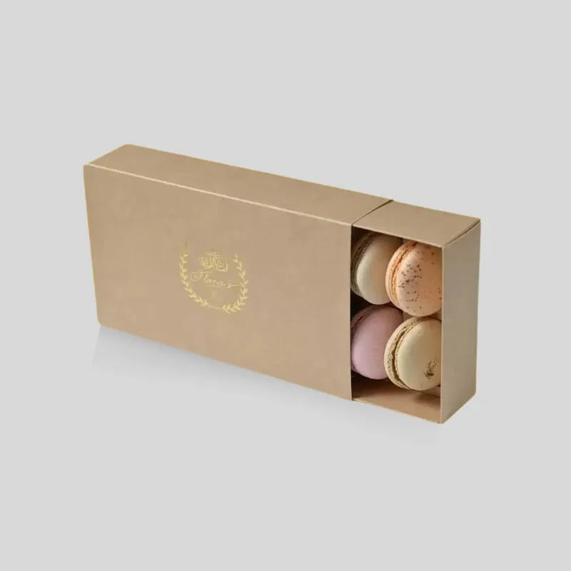 Custom Kraft Macaron Boxes - Image 1