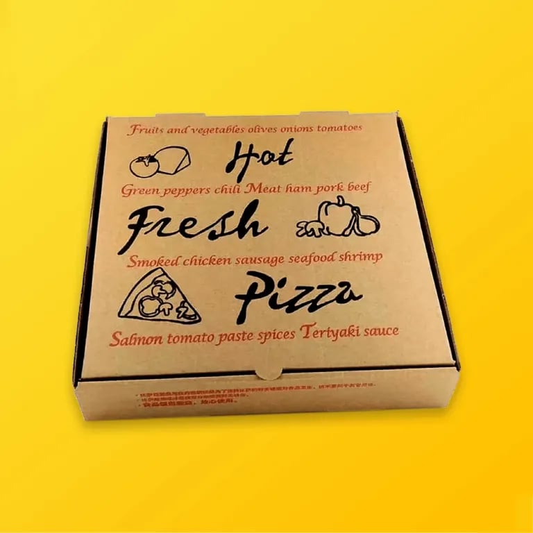 Custom Kraft Pizza Boxes - Image 1
