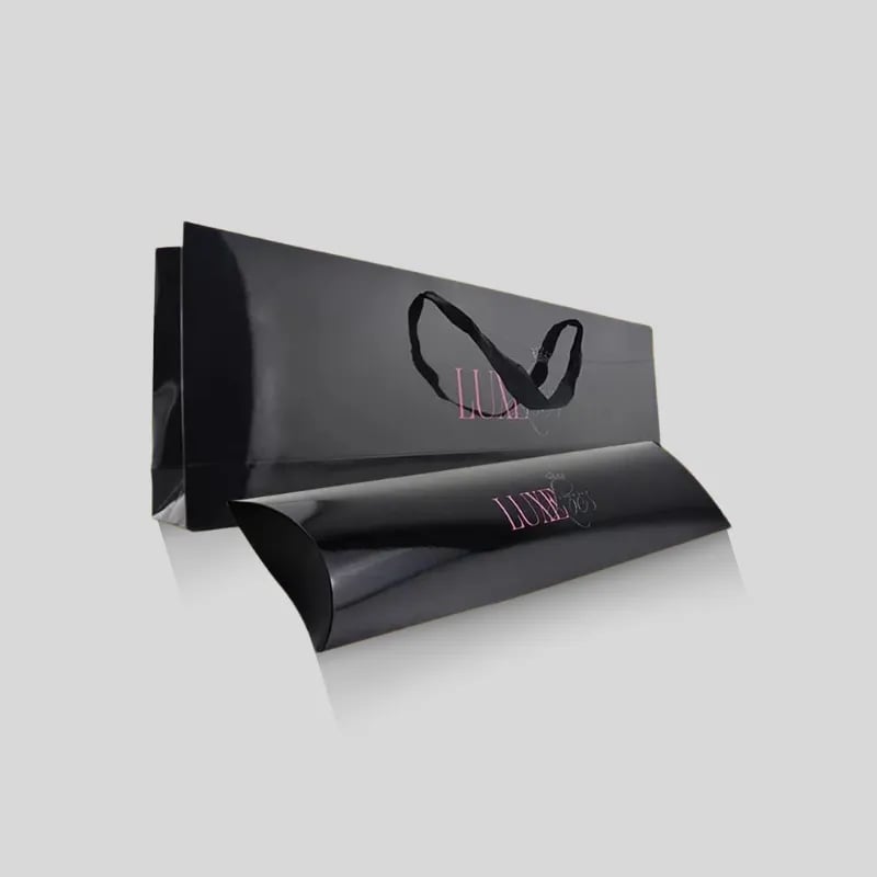 Custom Large Hair Extension Boxes With Ribbons - Image 1