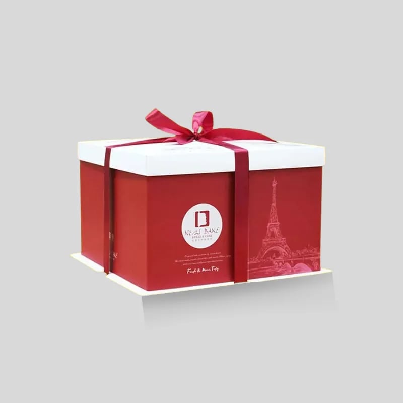 Custom Lid And Tray Cake Box - Image 1