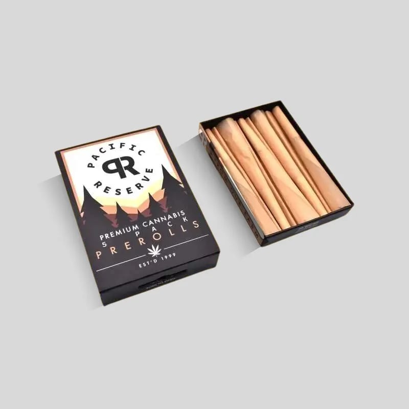 Custom Lid & Tray Pre Rolls Joints Packaging - Image 1