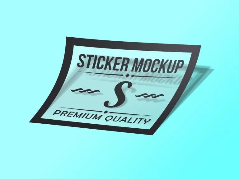 Custom Rectangular Transparent Sticker - Image 1