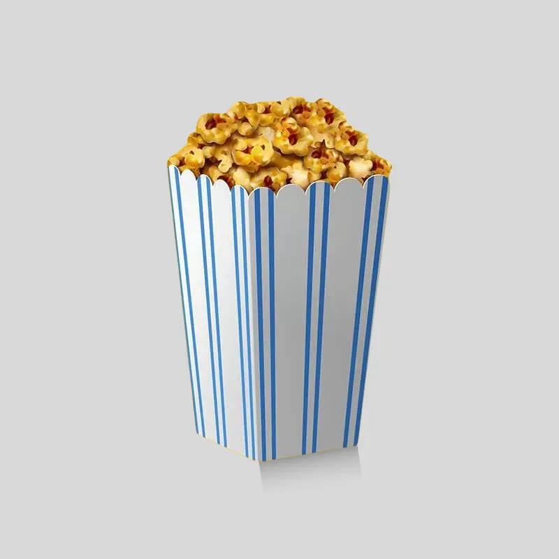 Custom Shaped Inside Outside Printed Popcorn Boxes - Image 1
