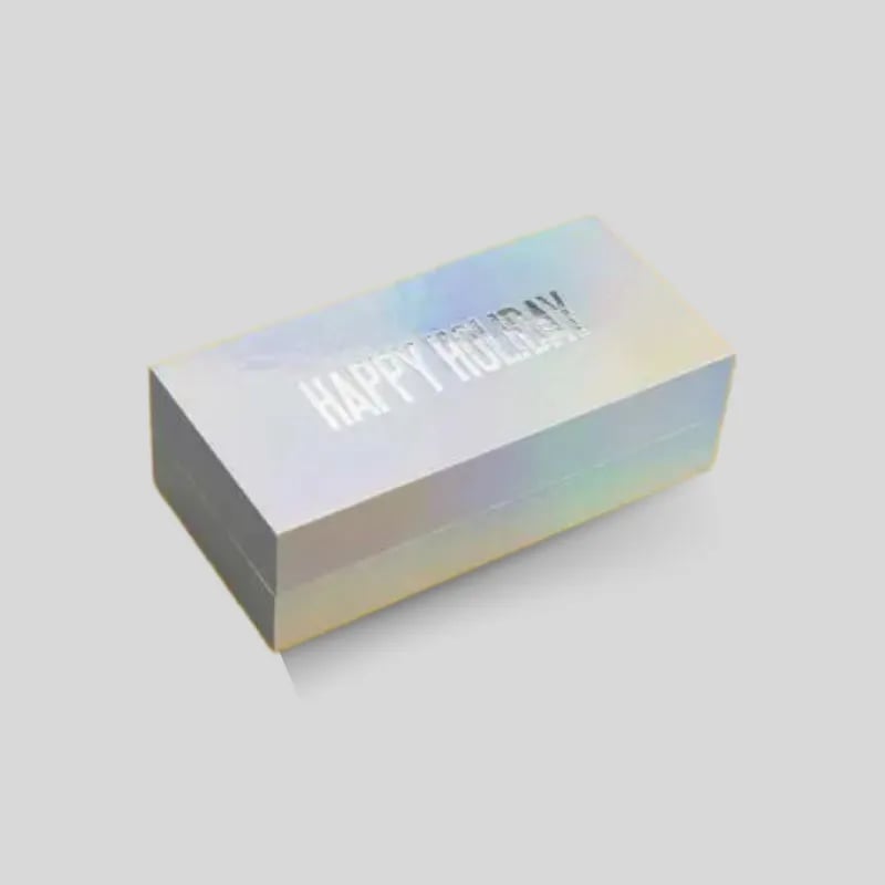 Custom Silver Foil Boxes - Image 1