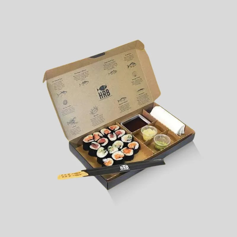 Custom Sushi Takeout Boxes - Image 1