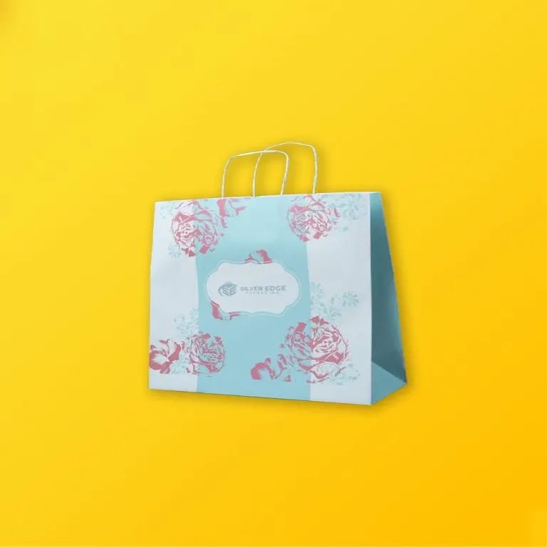 Custom Twisted Handle Paper Bags - Image 1