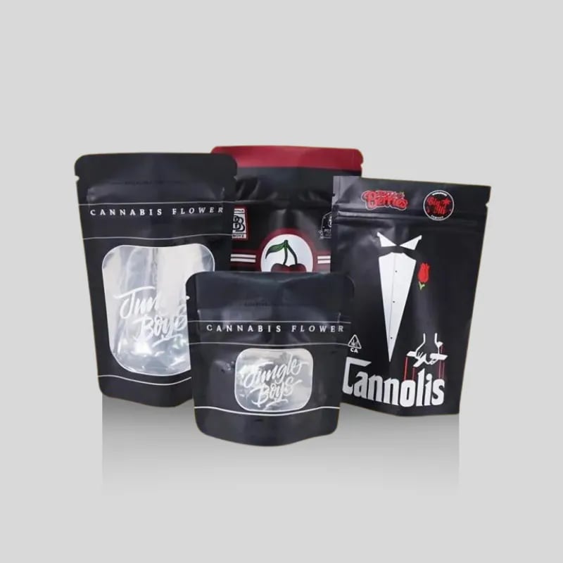 Smell proof Mylar bags with PVC Window - Image 1